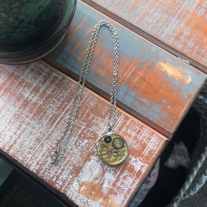 Clock necklace